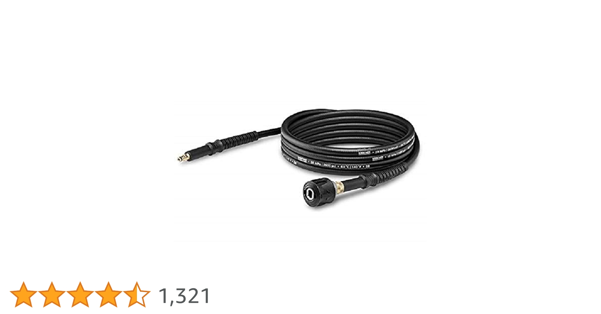 ケルヒャー(KARCHER) 延長高圧 ホース 6m(クイックコネクト機種用) Amazon.co.jp: 【純正品】ケルヒャー(Karcher) 延長高圧ホース